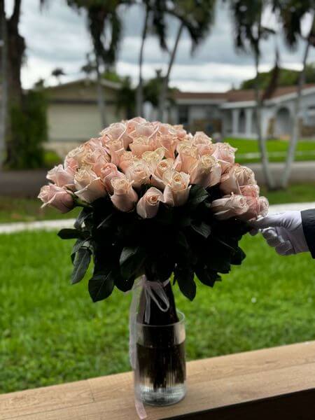 3 Dozen Pink Roses 